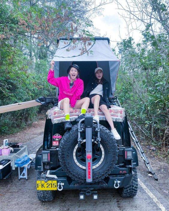 蔡思貝賴慰玲吳嘉熙約埋 車中泊 睇日出見烏雲超無癮