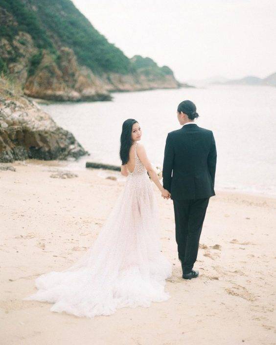 吳婉芳大仔低調娶霍英東孫女 新娘愛的承諾並肩走未來的路