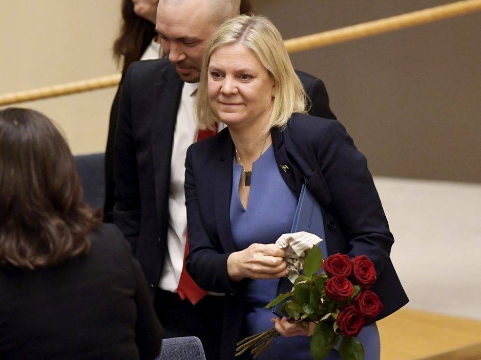 瑞典首位女總理誕生 預算案難題將成首個挑戰
