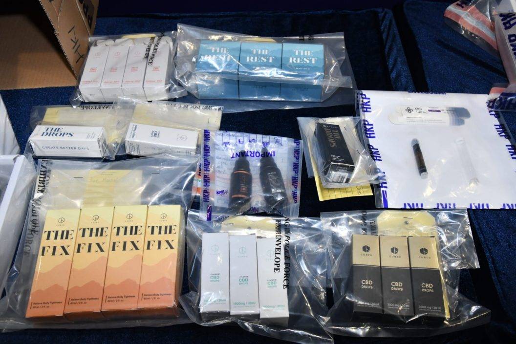 警拘8人涉賣有毒大麻二酚產品 包括咖啡粉電子煙油