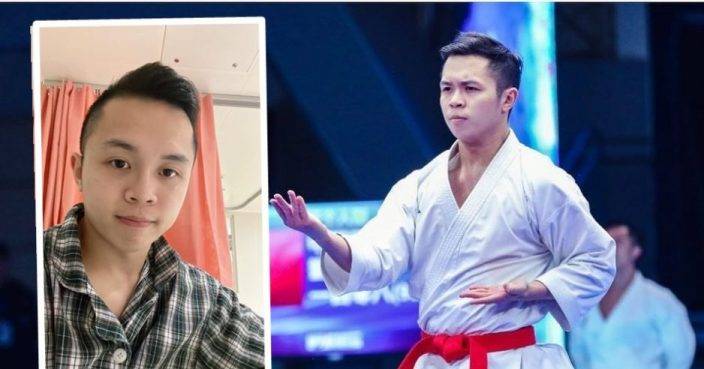 空手道5港將返港確診劉知名 少少喉嚨痛但ok