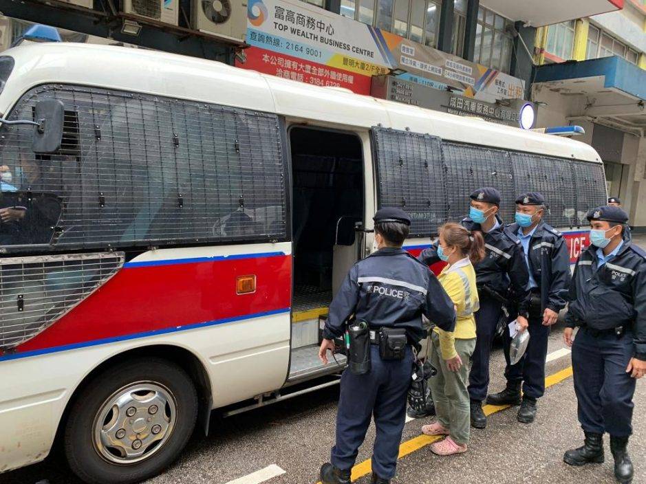 警方東九龍打擊黑工 拘捕9人
