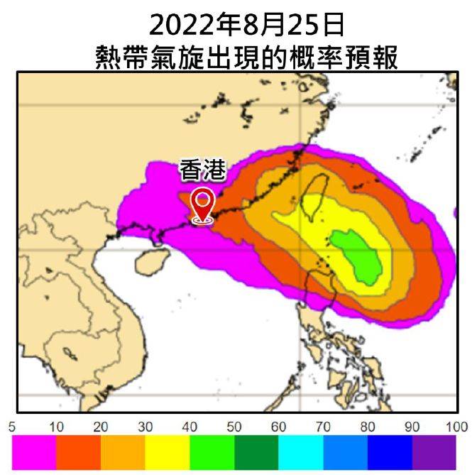 天文台：未來一兩日驟雨雷暴 菲賓以東有機會形成熱帶氣旋
