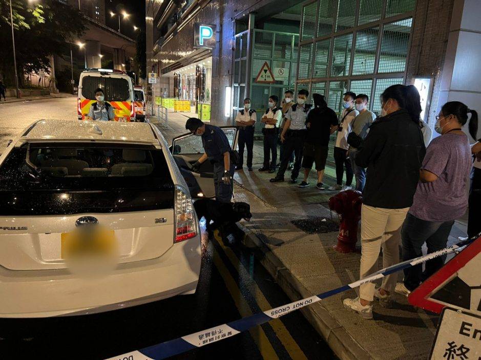 警方荃灣截毒品快餐車 司機當場斷正被捕