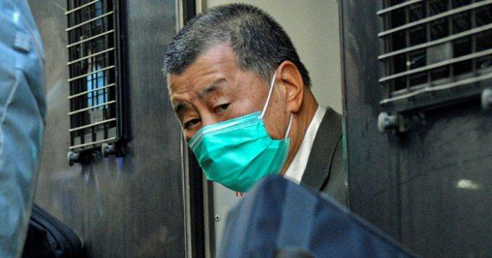 消息指黎智英在囚期間確診新冠 正隔離治療未能親自出庭