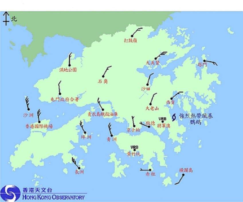 尼格風球｜風暴料闖香港100公里 倘登陸大嶼山或成5年來首次