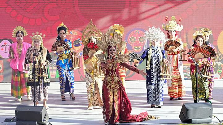 「國際藝采」展多國傳統民族面具 吸引2.2萬名市民欣賞參與