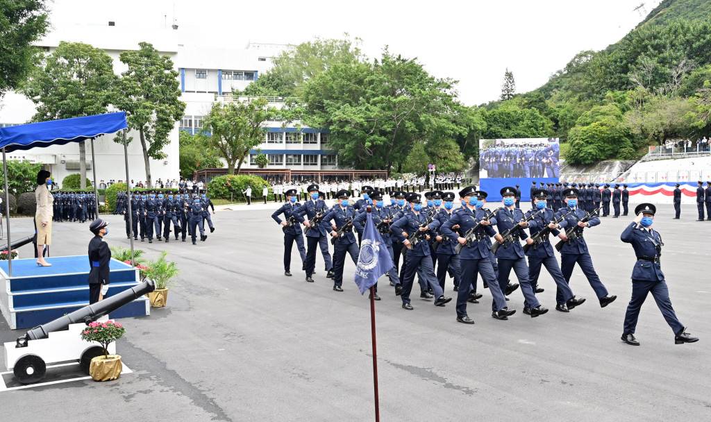 香港警察學院結業禮 葉劉淑儀讚揚警隊迎難而上不怕難關