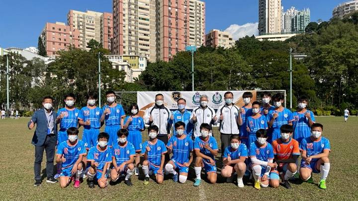 港超球隊晉峰與入境處青少年領袖團交流 教授球技分享職業歷程 