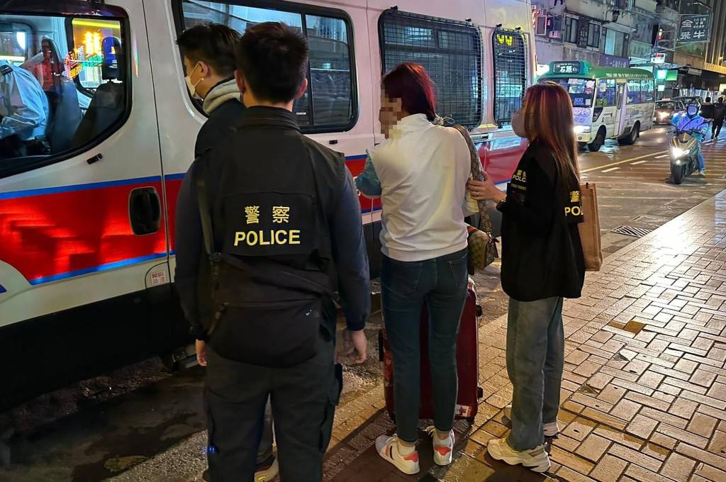 荃灣警區打擊街頭賣淫 2流鶯被捕