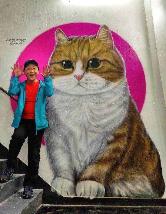 俄塗鴉藝術家Vladimir第五貓誕生 落腳旺角鬧市伸出「友誼之手」