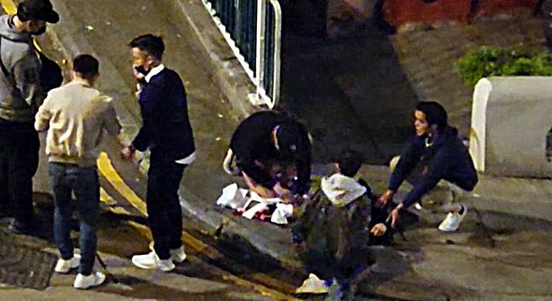 西環斬人案｜男子街頭遭伏擊捱斬 警事隔一個月拘8男女涉串謀傷人